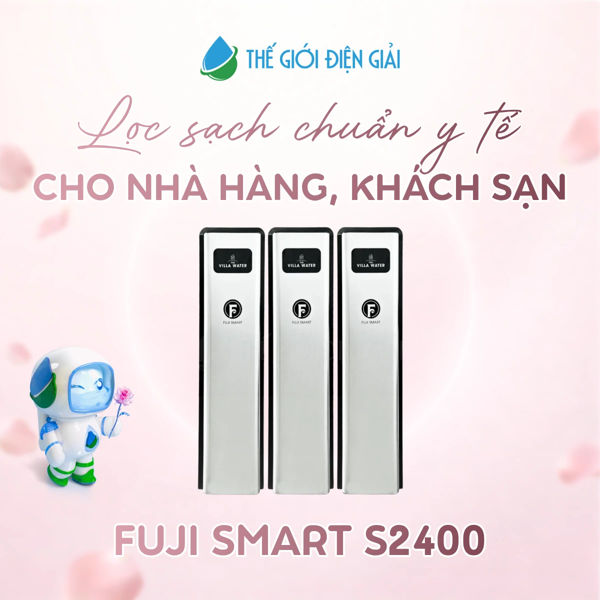 Hệ thống lọc nước đầu nguồn cao cấp Fuji Smart S2400