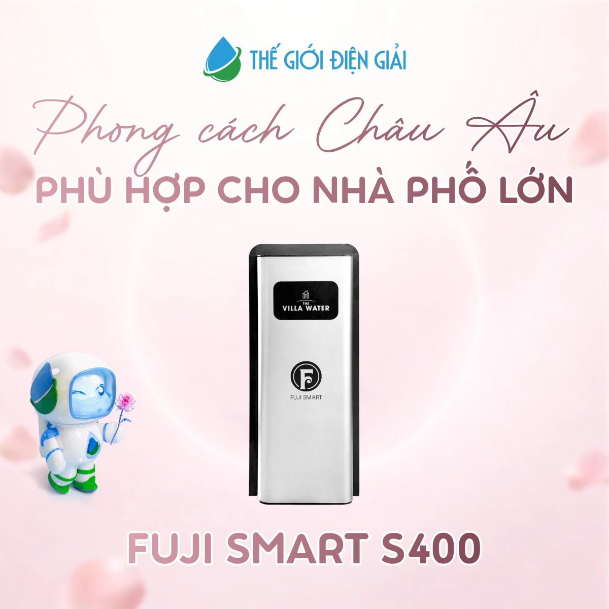 Hệ thống lọc nước đầu nguồn cao cấp Fuji Smart S400