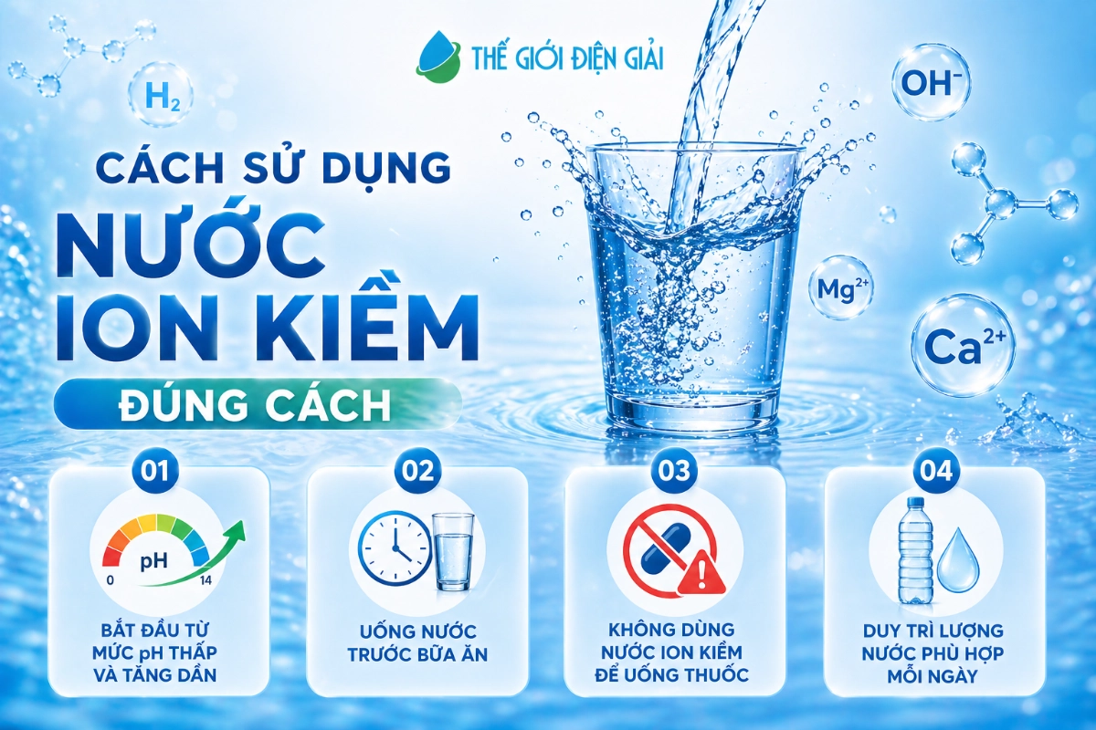 cach su dung nuoc ion kiem dung cach