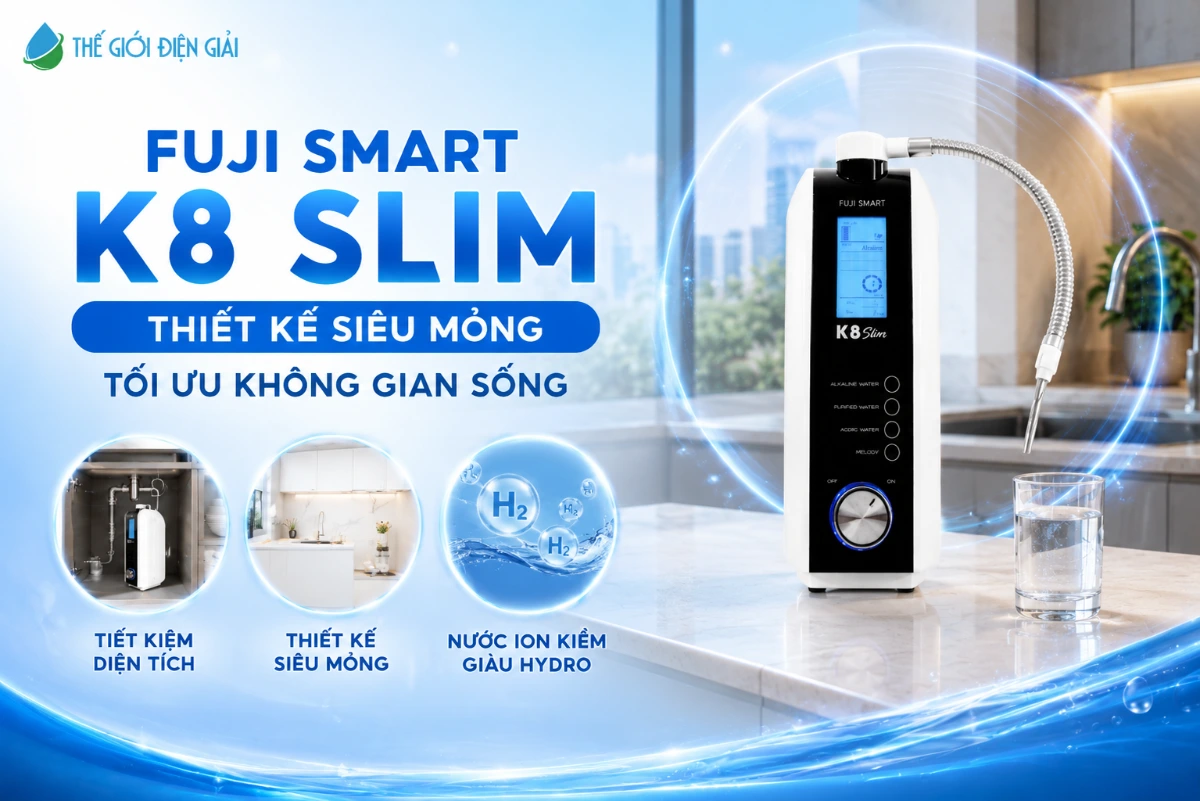 SOF-2026-00774 hinh anh may dien giai ion kiem Fuji Smart K8 Slim