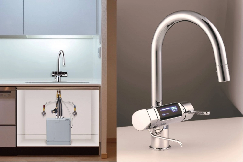 TrimiON Gracia là model cao cấp của hãng Nihon Trim – Được yêu thích nhờ thiết kế tinh gọn và 5 tấm điện cực titan phủ platinum suất lớn.