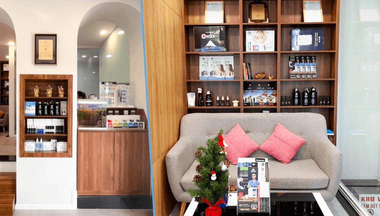 Showroom máy lọc nước điện giải ion kiềm Quận 7, TP.HCM sang trọng, trưng bày nhiều dòng máy