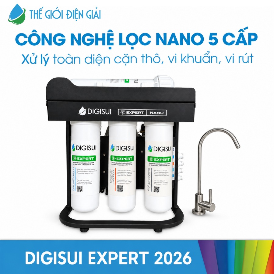 Bộ tiền xử lý nước giếng Digisui Expert 2026