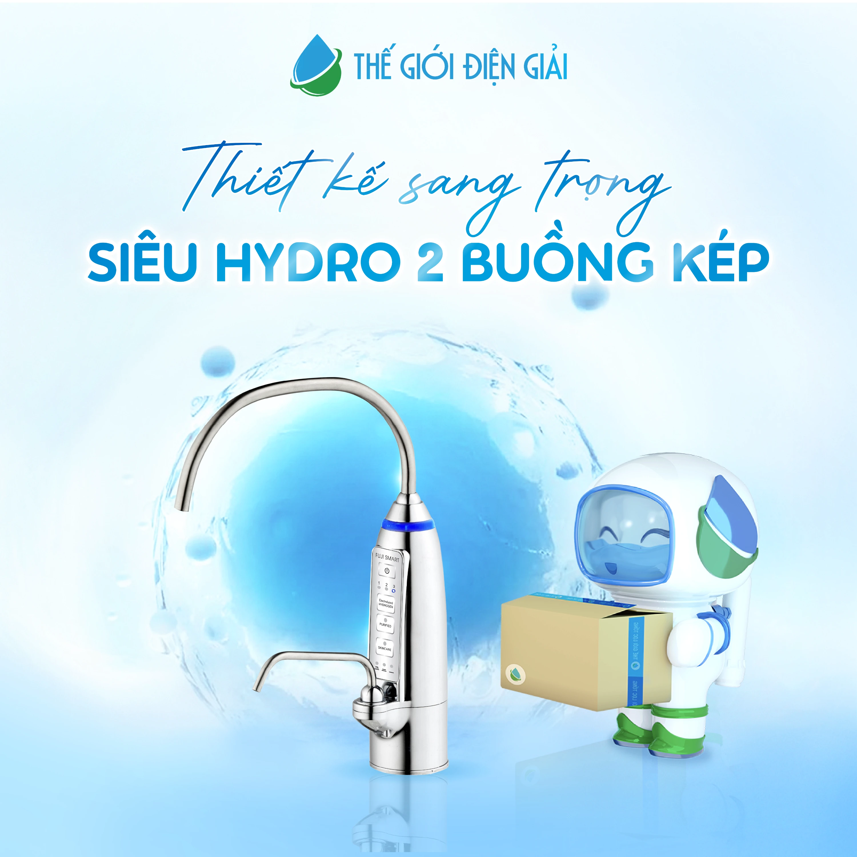 Máy lọc nước iON kiềm Fuji Smart i9U