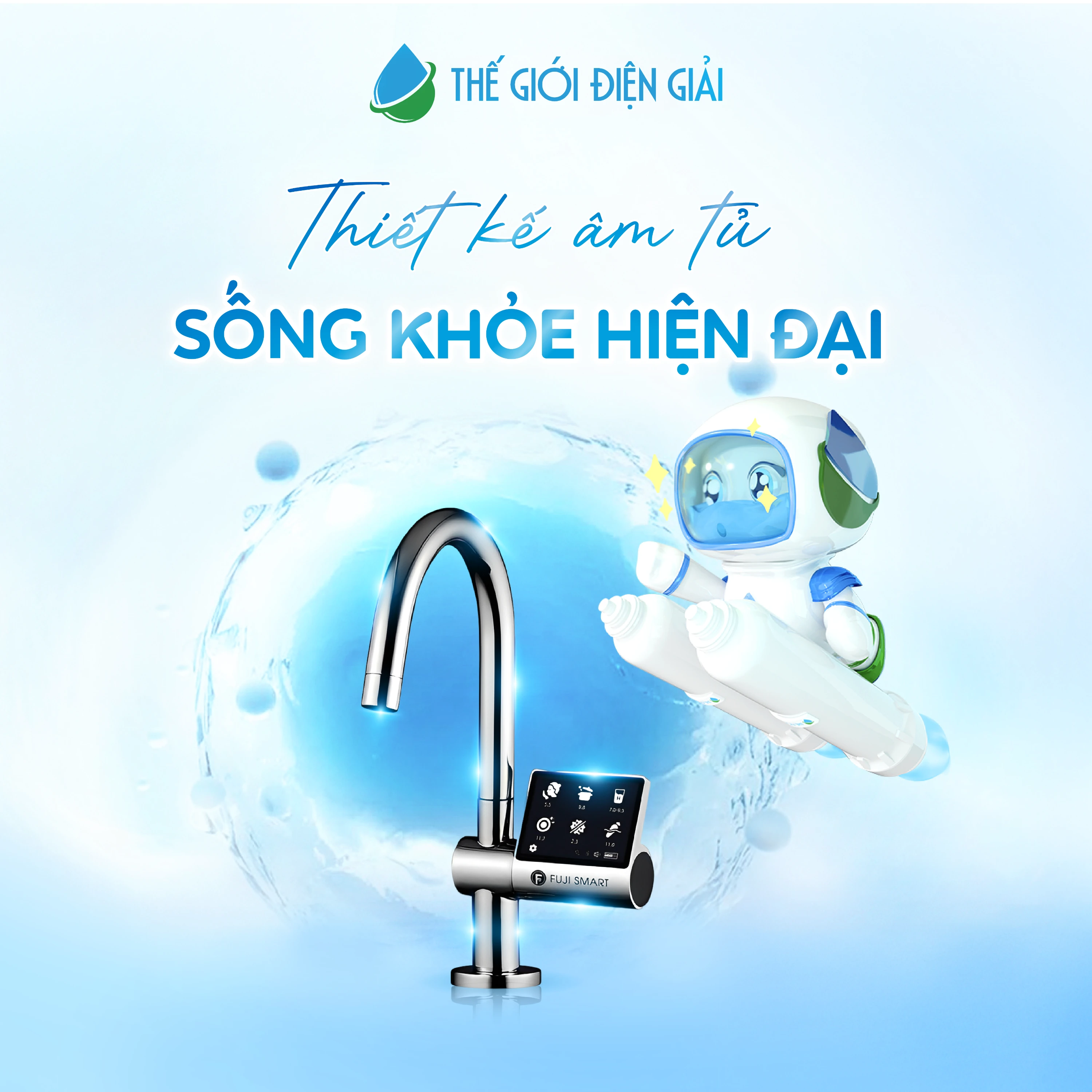 Máy lọc nước iON kiềm Fuji Smart JP900