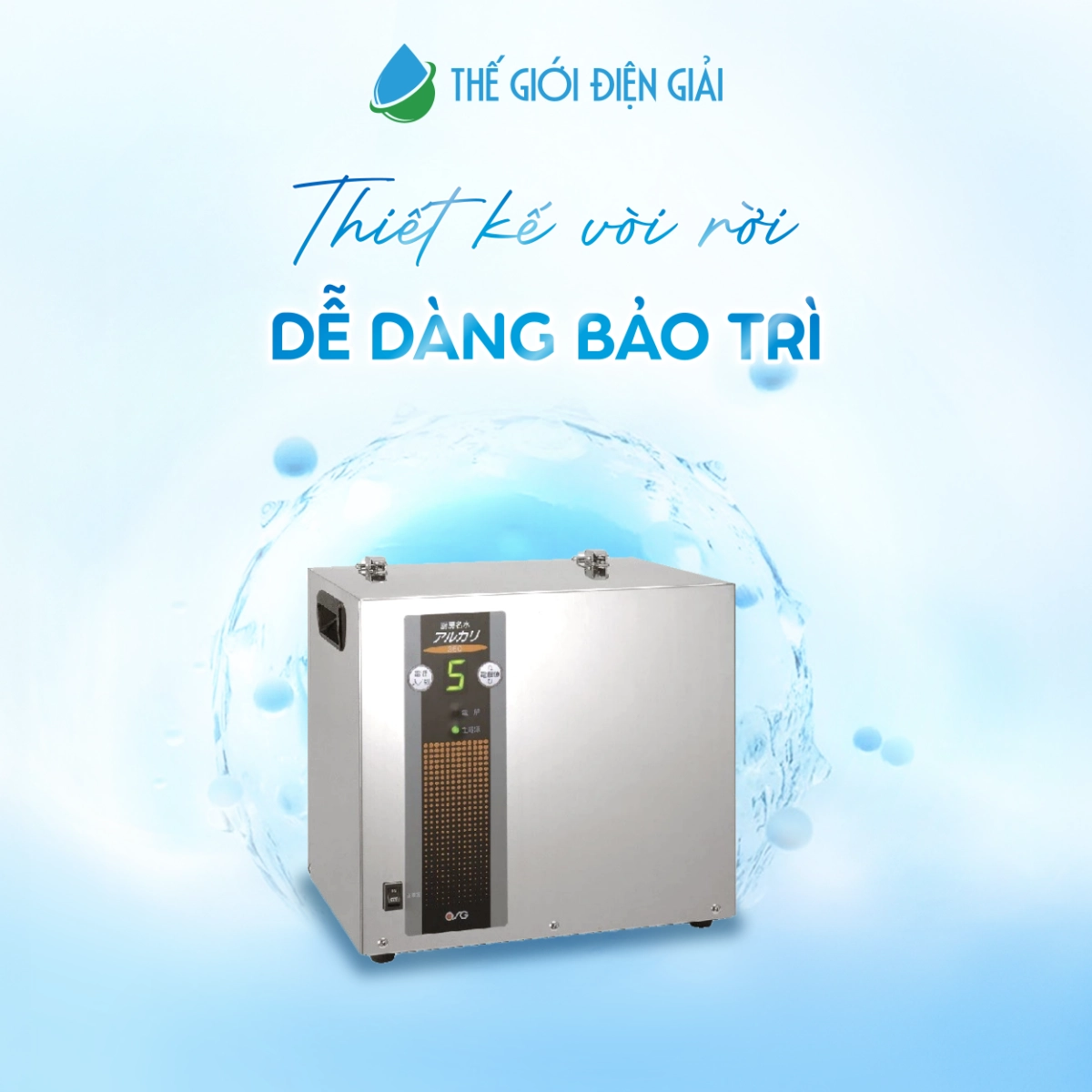[SOF-2025-01940] May loc nuoc dien giai ion kiem OSG NDX-360PLW