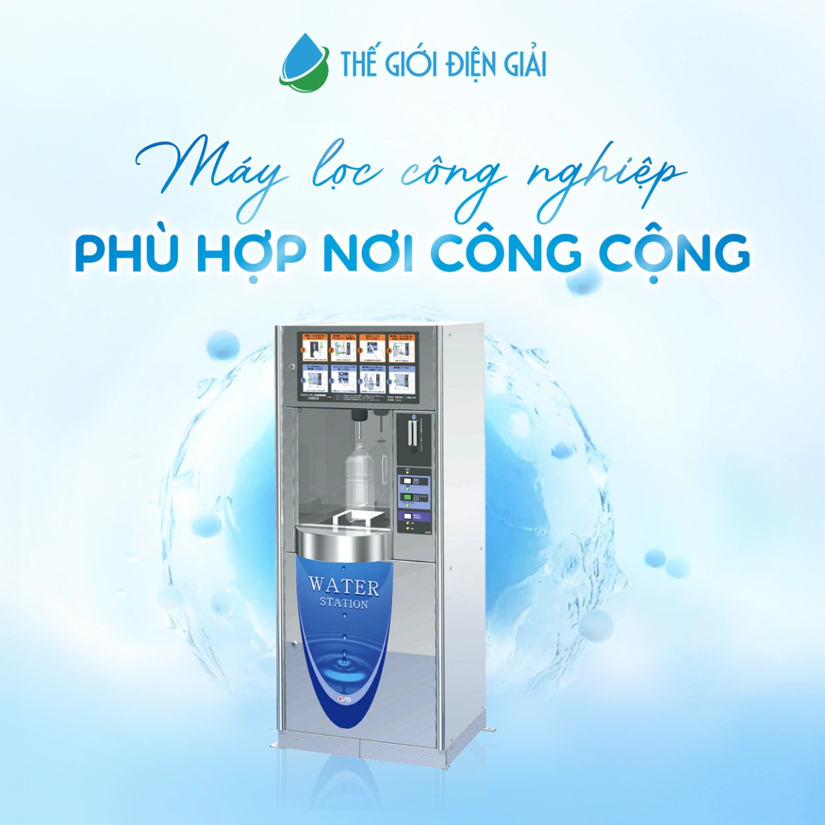 [SOF-2025-01940] may loc nuoc dien giai ion kiem OSG Water Station WS-01A