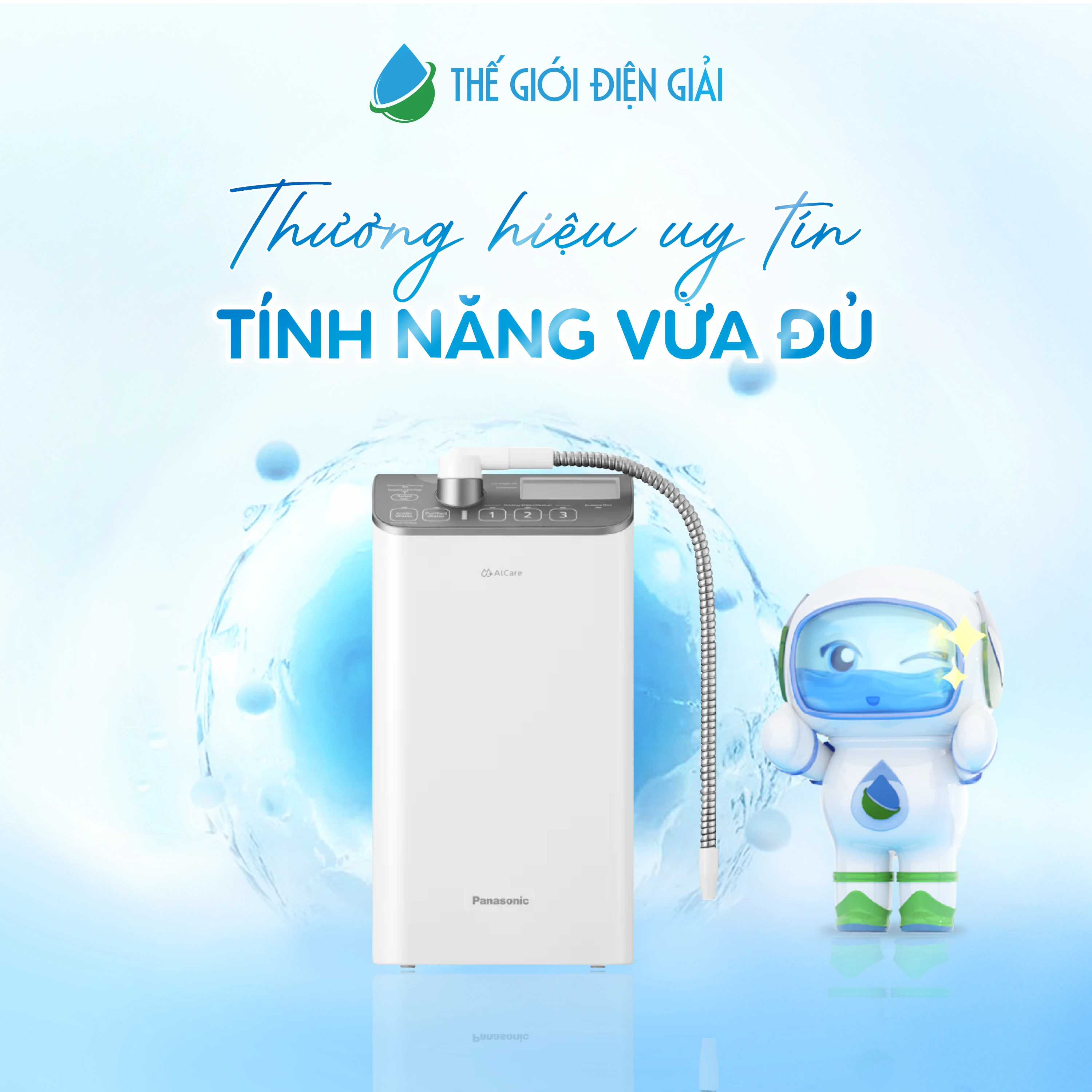 Máy lọc nước iON kiềm Panasonic TK AS500