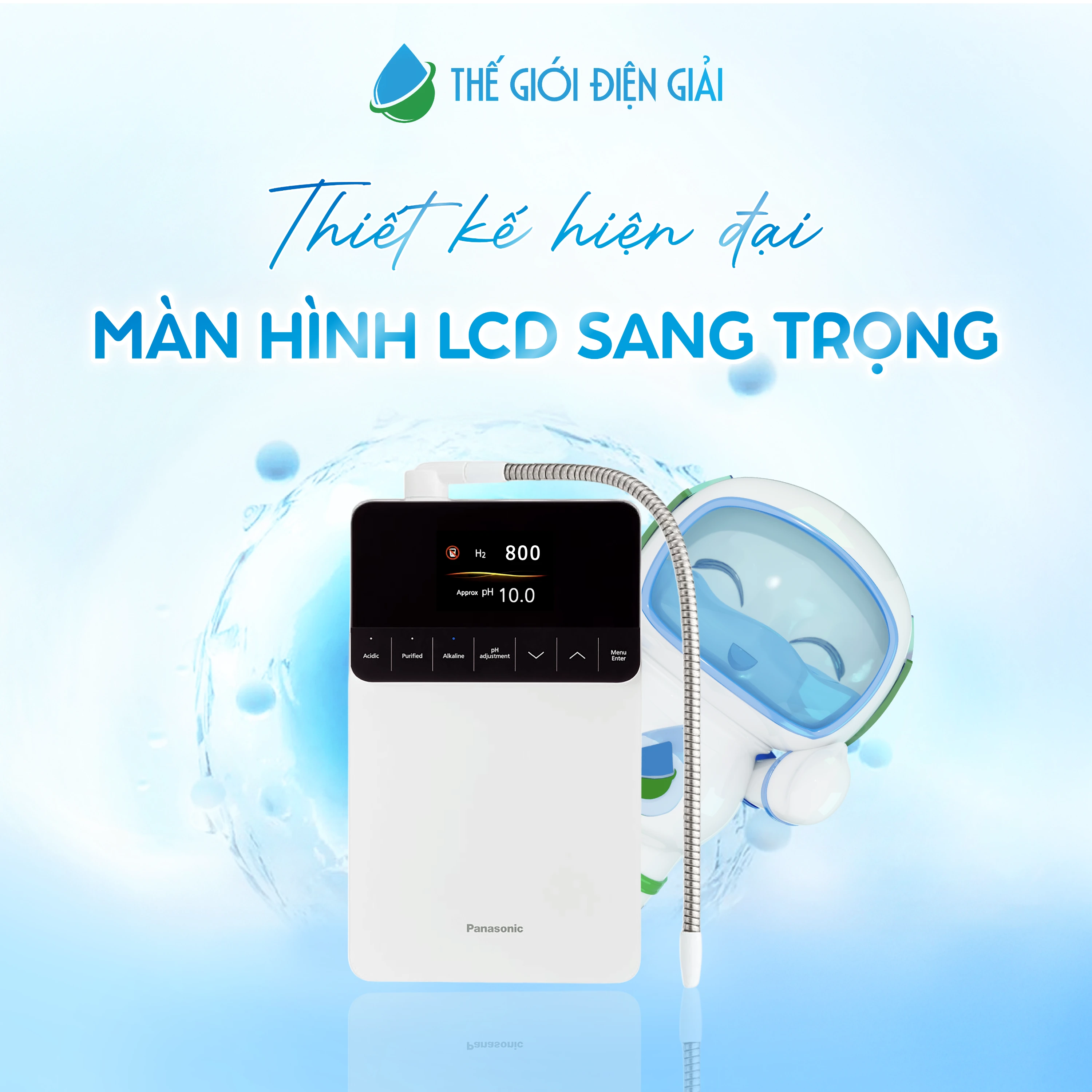 Máy lọc nước iON kiềm Panasonic TK AS700