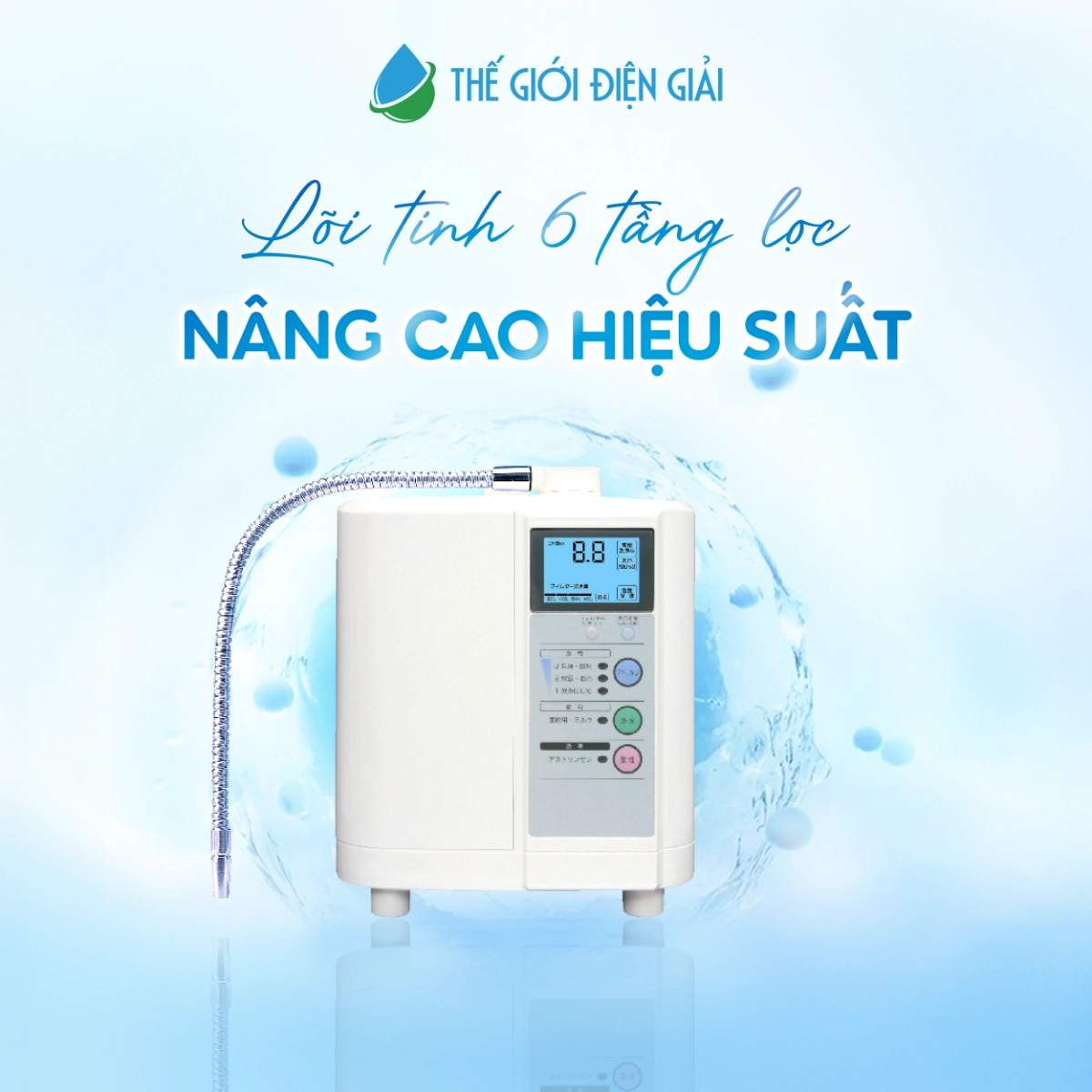 Máy lọc nước iON kiềm Impart Excel–SX (MX-55) chính hãng