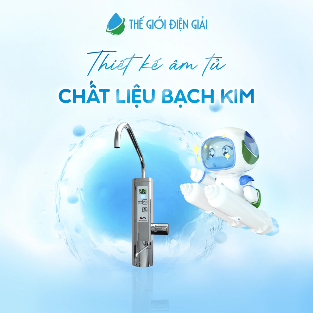 Máy lọc nước iON kiềm OSG NDX-501LM Nhật Bản chính hãng dịch vụ 6 sao (OSG 501)