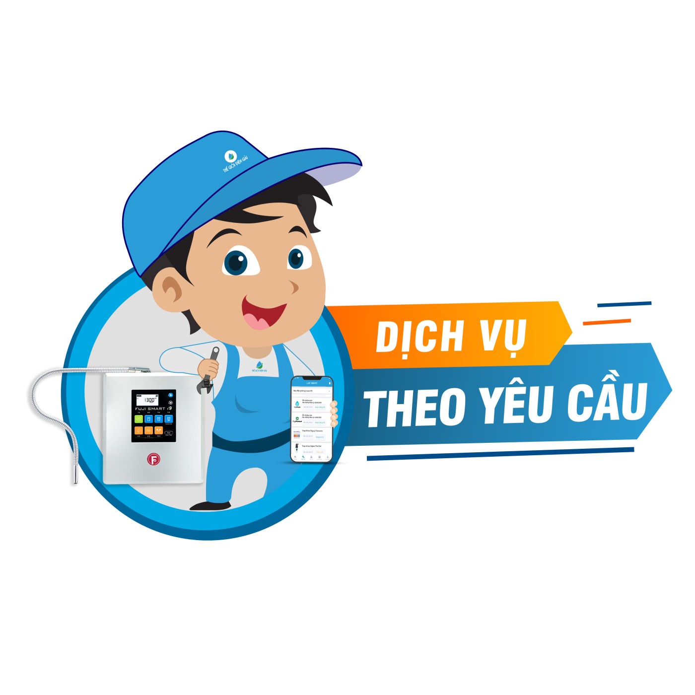 Dịch vụ bảo dưỡng sửa chữa theo yêu cầu độc quyền Thế Giới Điện Giải