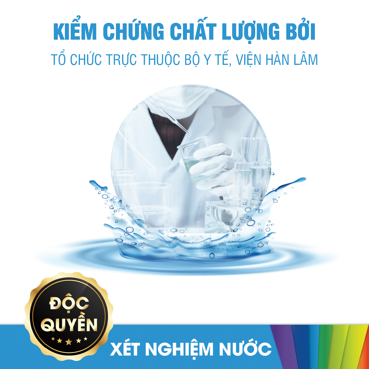 Xét nghiệm nước miễn phí độc quyền của Thế Giới Điện Giải