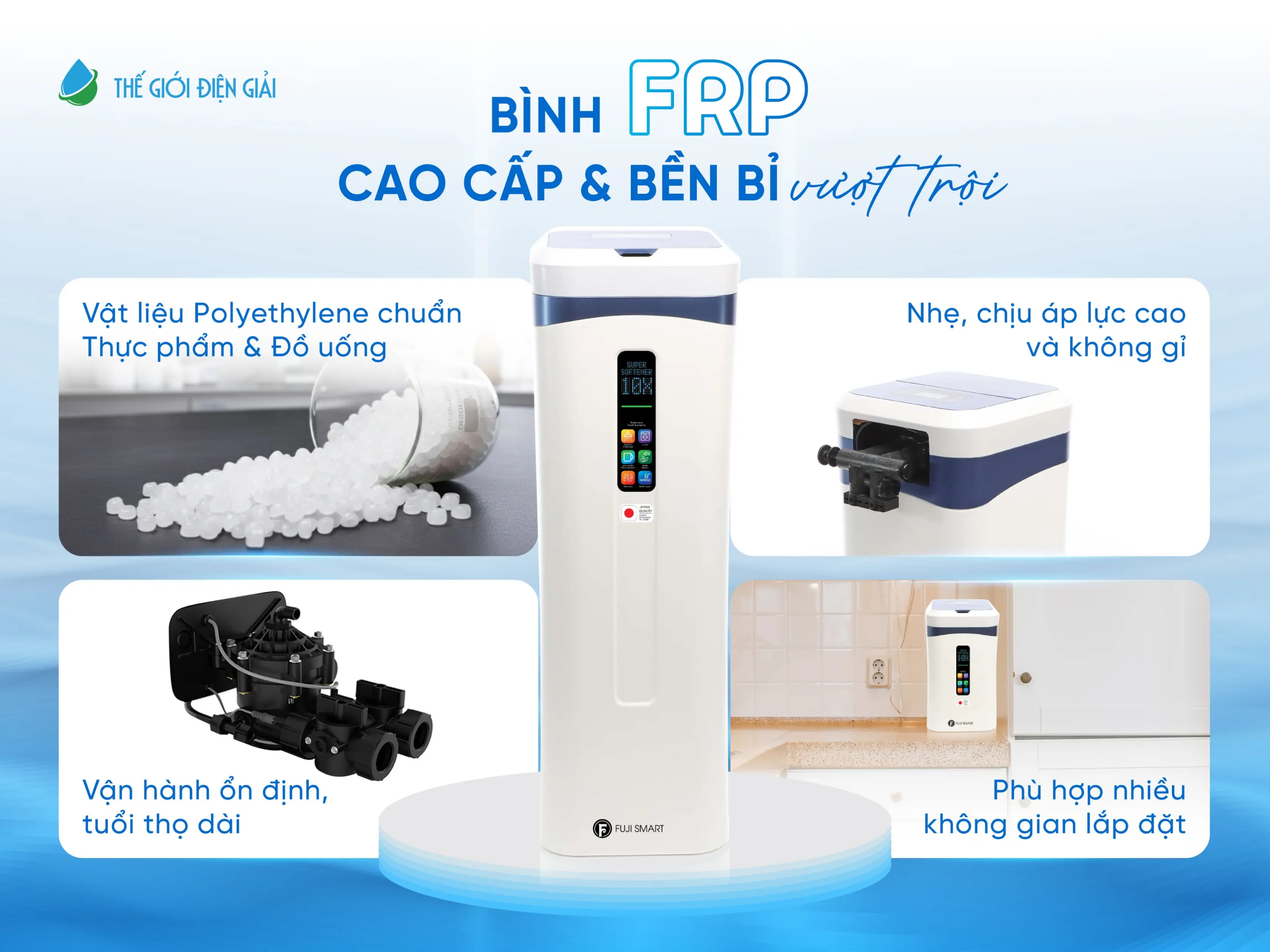 Hình ảnh Bình FRP cao cấp, bền bỉ vượt trội theo thời gian
