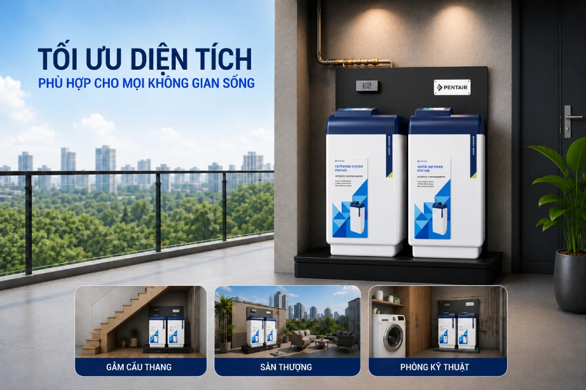 loc-tong-pentair-softena-smart-cs-maxi-so-huu-kich-thuoc-nho-gon