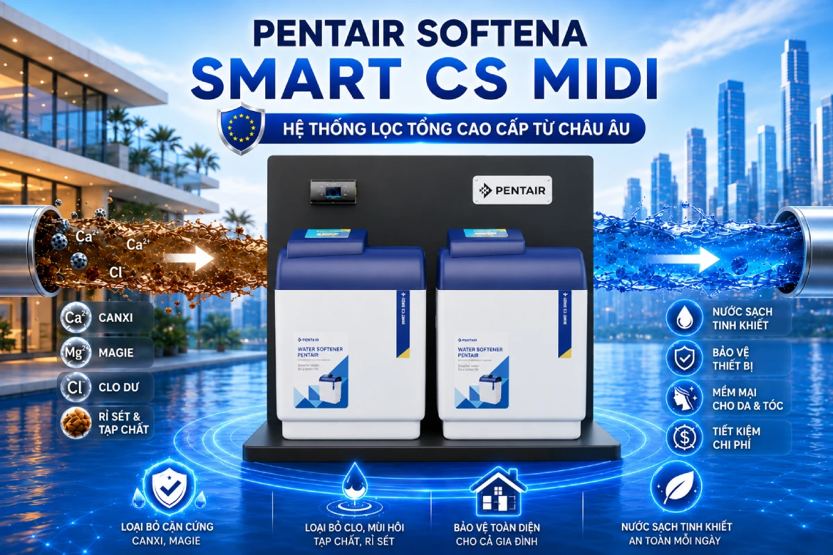 Hệ thống lọc tổng Pentair Softena CS Midi-2