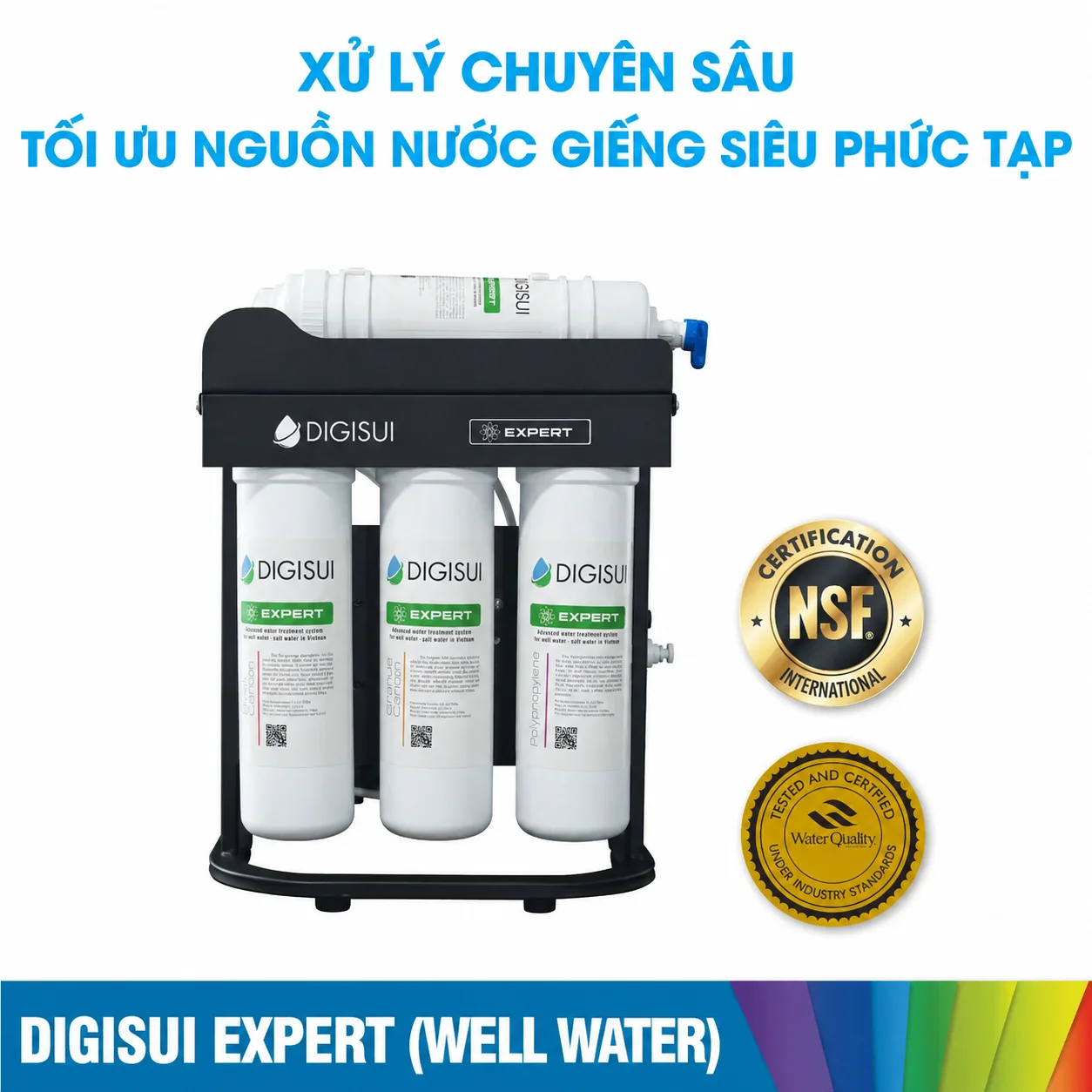 Bộ tiền xử lý nước giếng Digisui Expert (Well Water)
