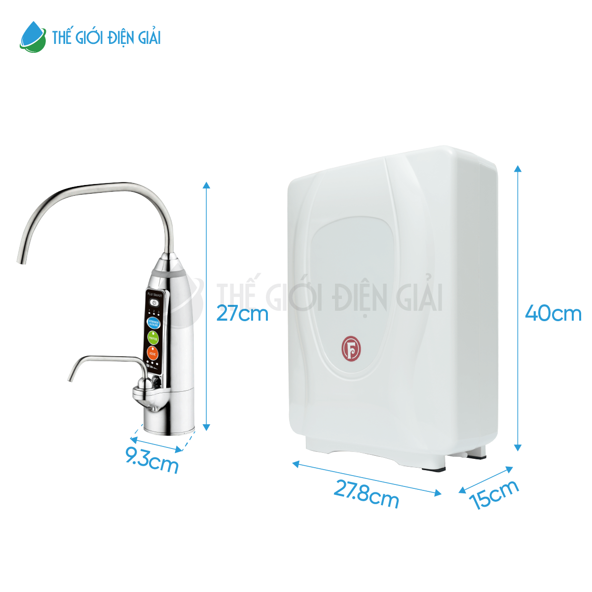 Máy lọc nước điện giải ion kiềm Nhật Bản Fuji Smart i9 U Pro siêu Hydro