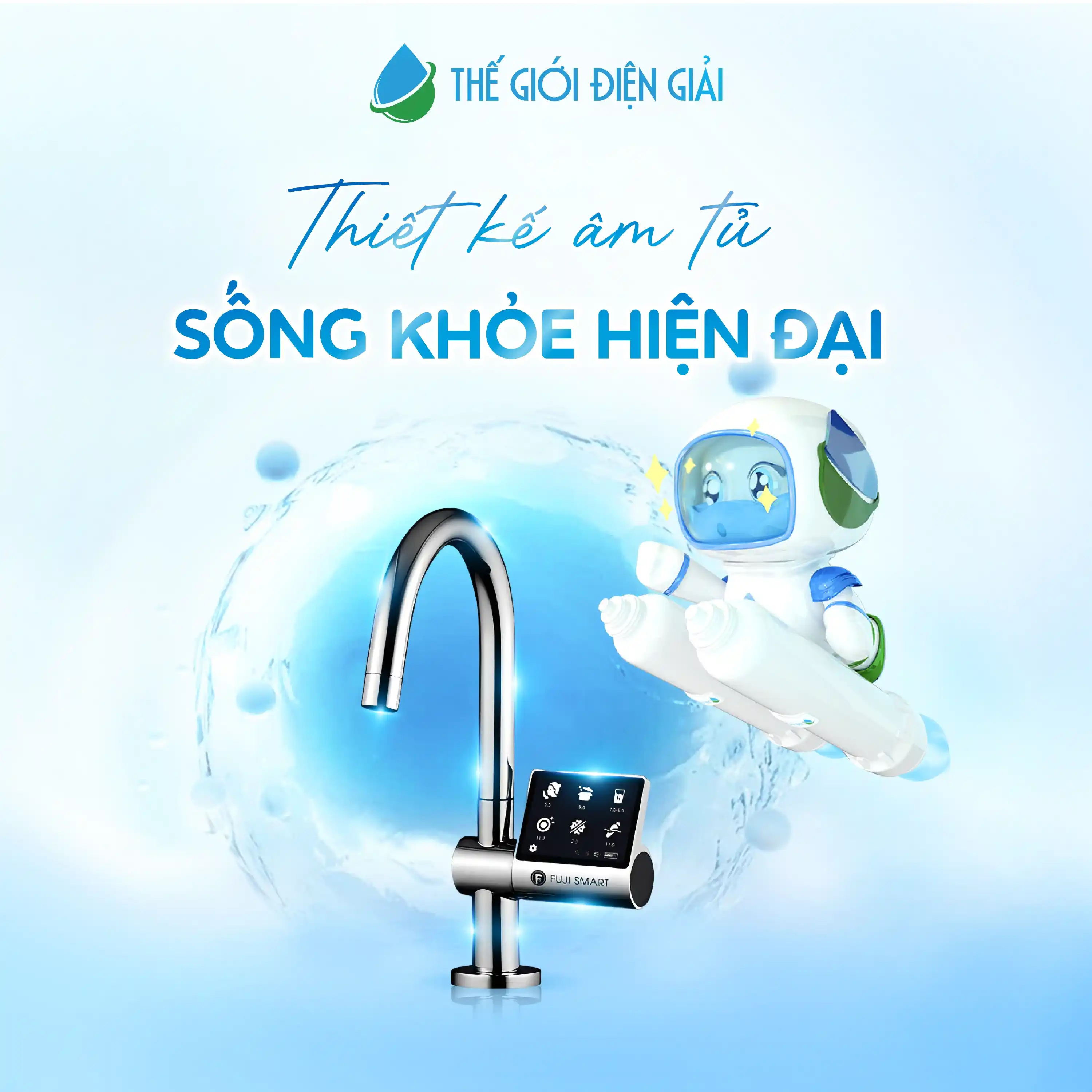 Máy lọc nước điện giải iON kiềm Fuji Smart JP900