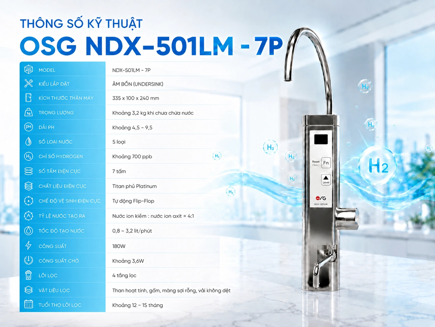 OSG NDX-501LM - 7P 1