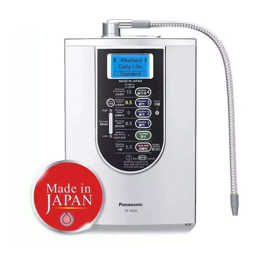 Máy lọc nước điện giải ion kiềm Panasonic TK-AS66 chính hãng miễn phí bảo dưỡng trọn vòng đời máy