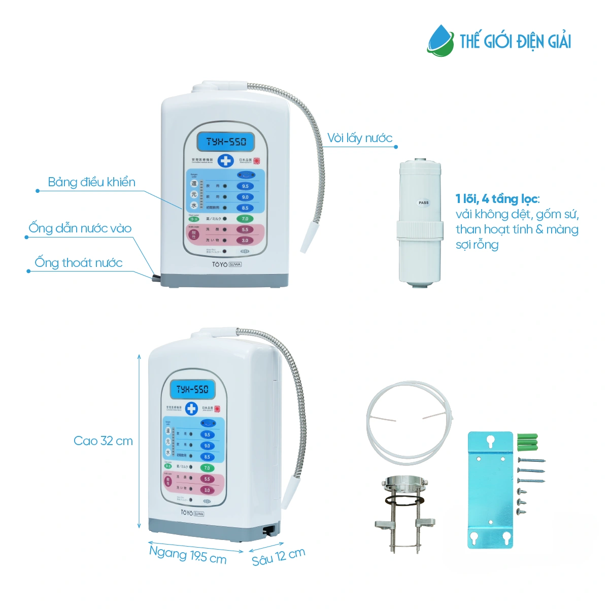 Phụ kiện Toyo Suwa TYH-550