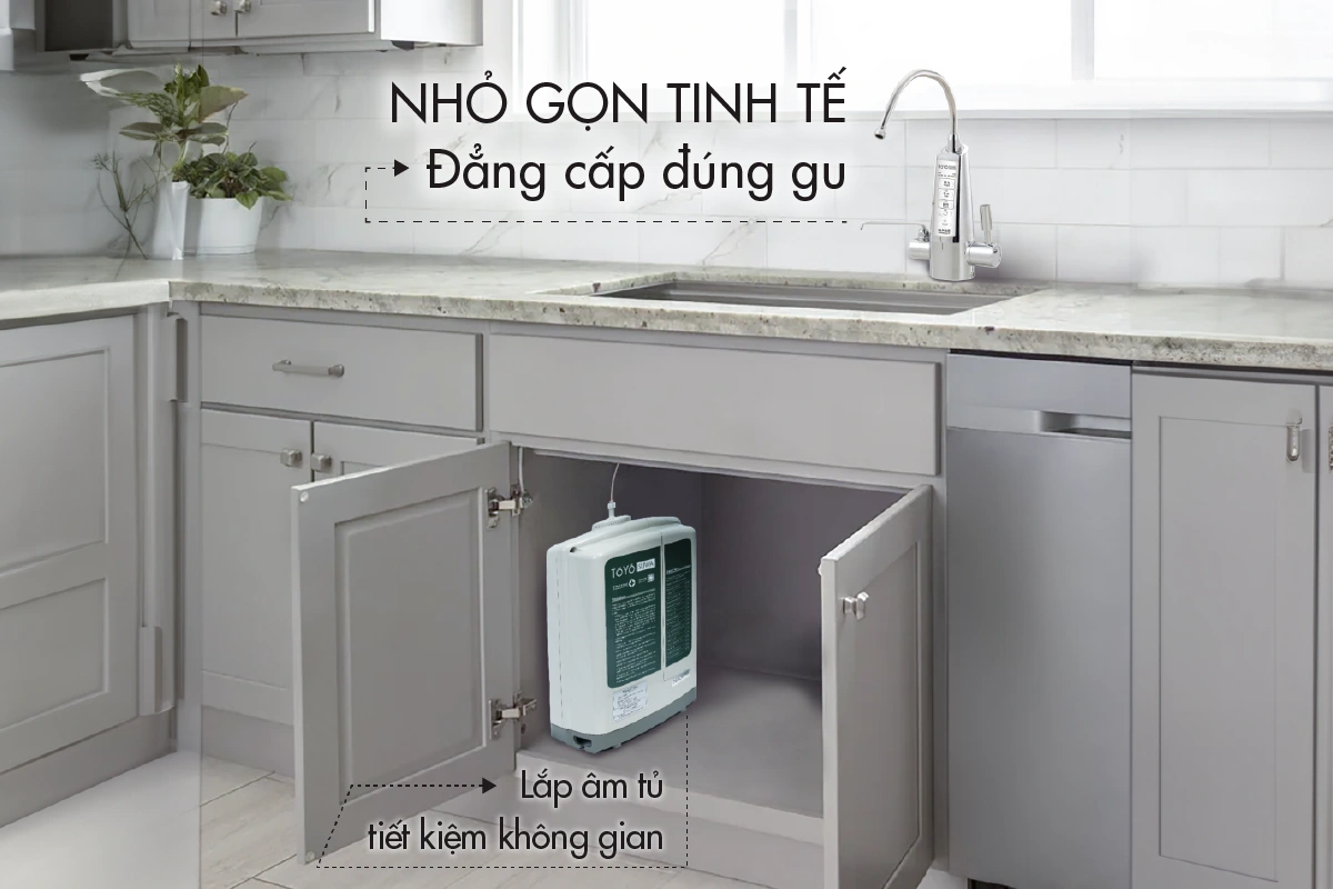 Thiết kế nhỏ gọn sang trọng của Toyo Suwa TYU-700 làm nổi bật không gian