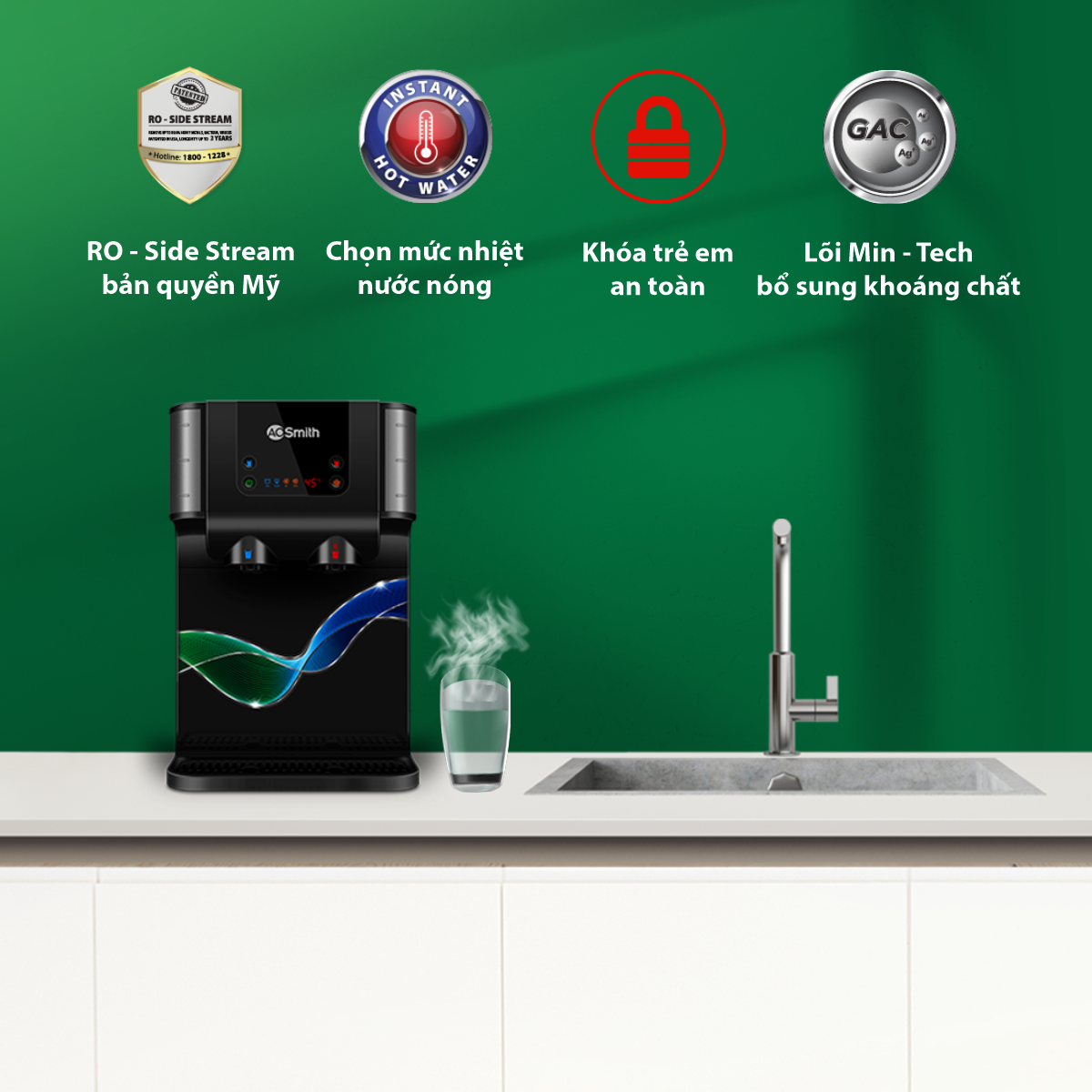 infographics Máy lọc nước A. O. Smith ProPlanet P7 3