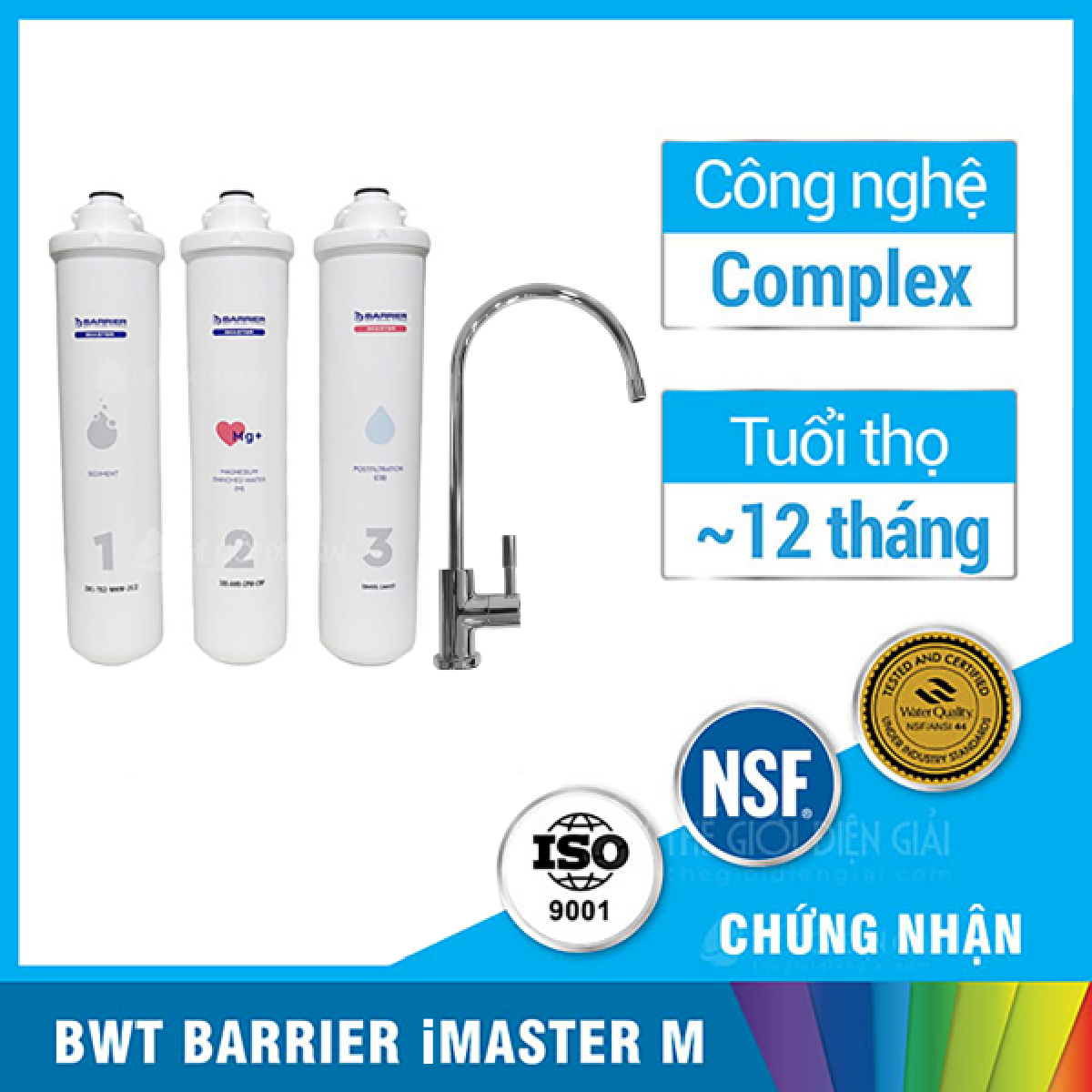 Máy lọc nước BWT Barrier iMaster M tốt nhất cho sức khỏe