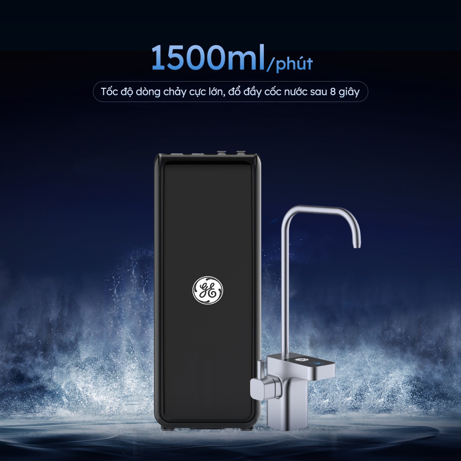 infographics máy lọc nước, giữ khoáng GE GN620 4