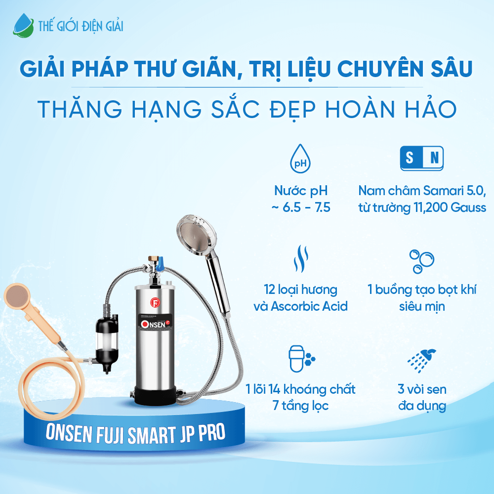 Máy tắm Onsen Fuji Smart JP Pro cao cấp