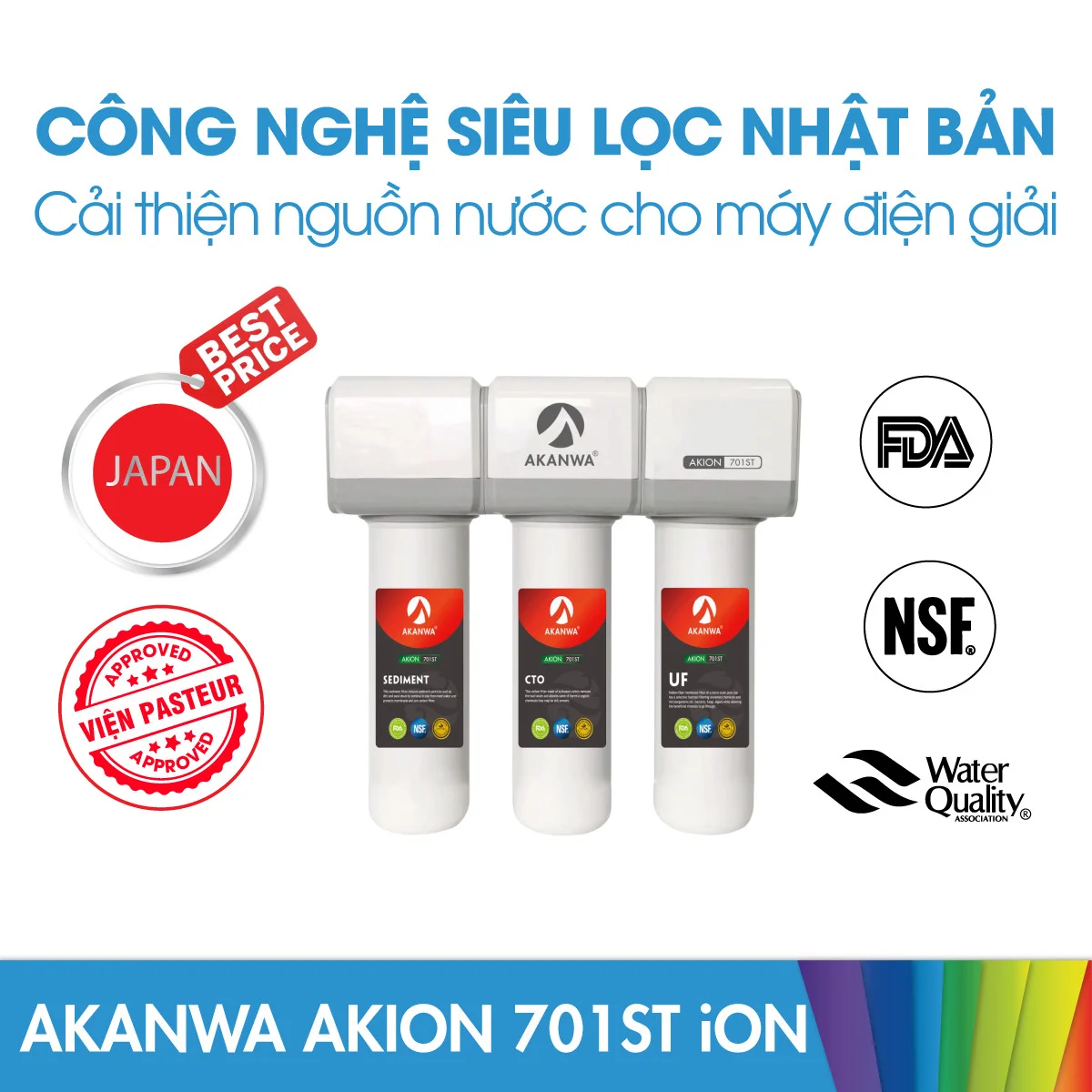 Bộ tiền xử lý nước AKANWA AKION 701ST iON