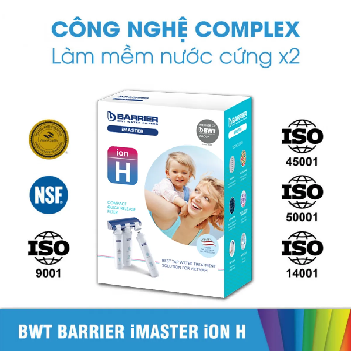Bộ tiền xử lý nước BWT Barrier iMaster ion H
