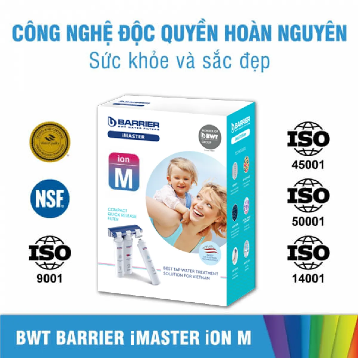 Bộ tiền xử lý nước BWT Barrier iMaster ion M