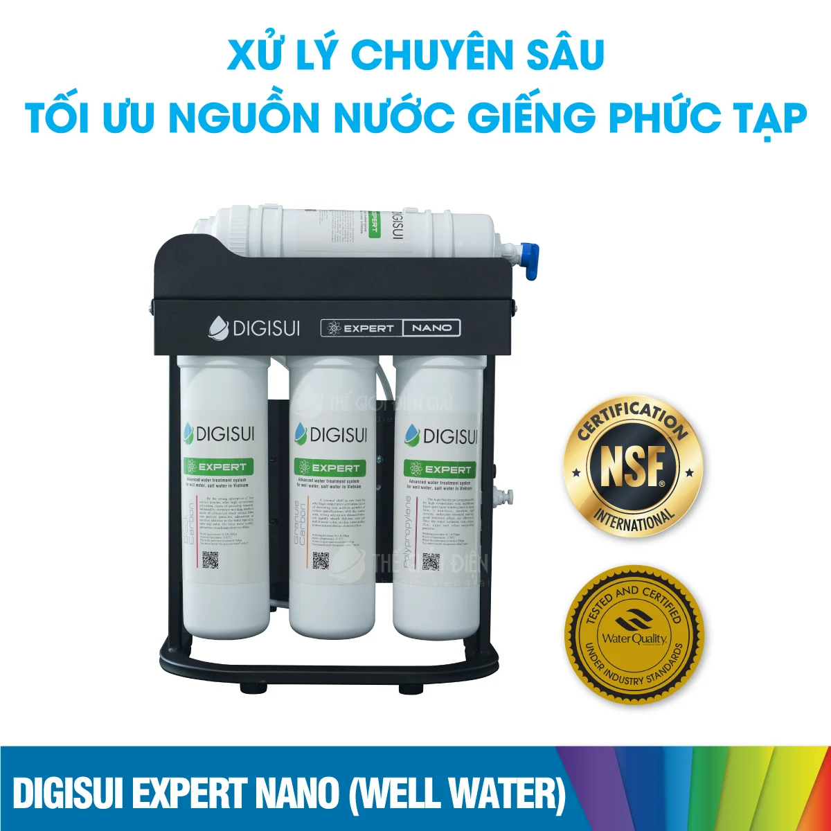 Bộ tiền xử lý nước giếng Digisui Expert Nano (Well Water)