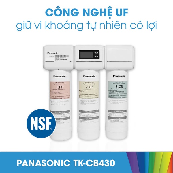 Bộ tiền xử lý nước Panasonic TK-CB430 chính hãng