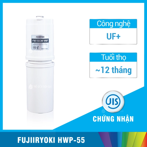 Lõi lọc máy lọc nước điện giải iON kiềm Fujiiryoki HWP-55