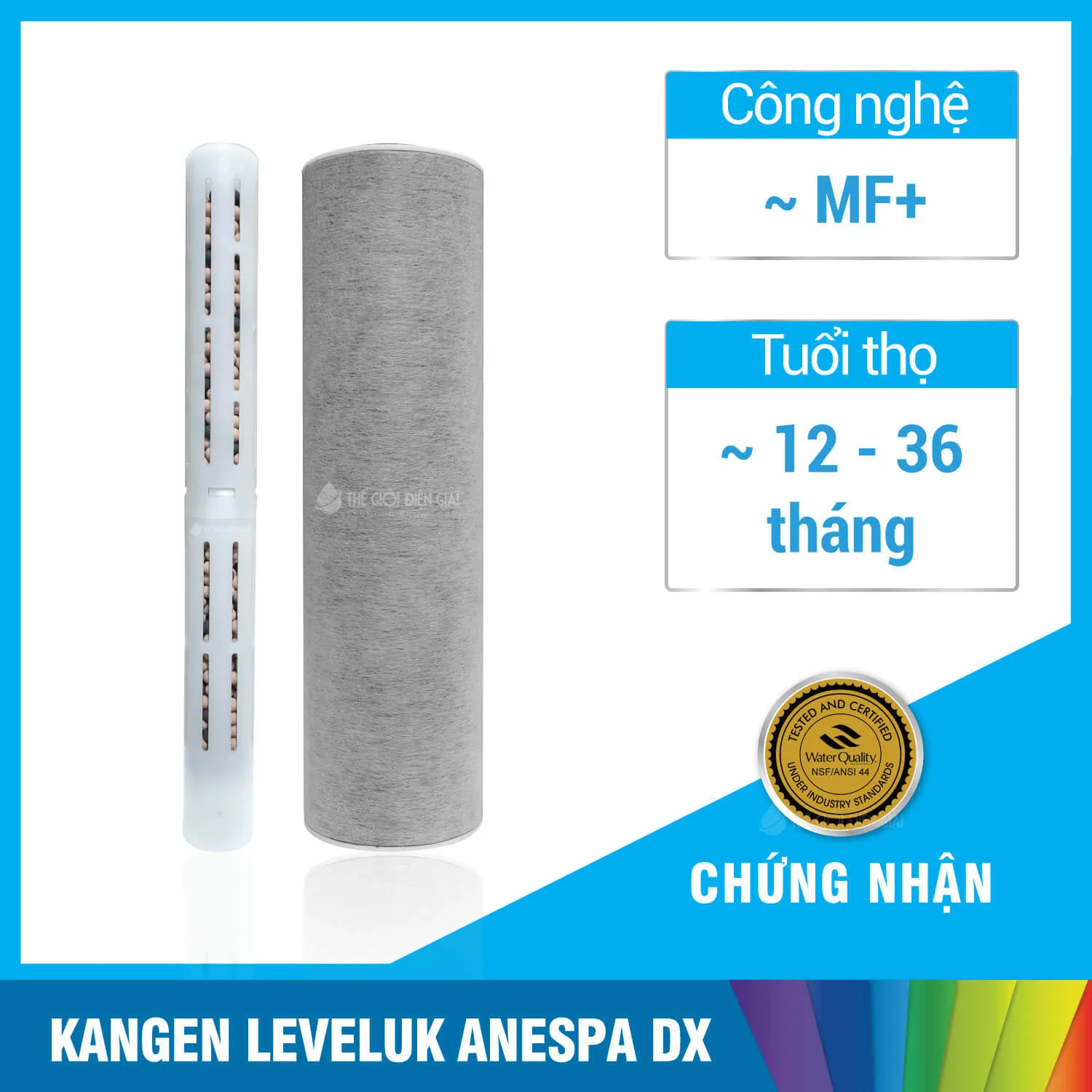 Lõi lọc máy tắm Kangen - Enagic Leveluk Anespa DX
