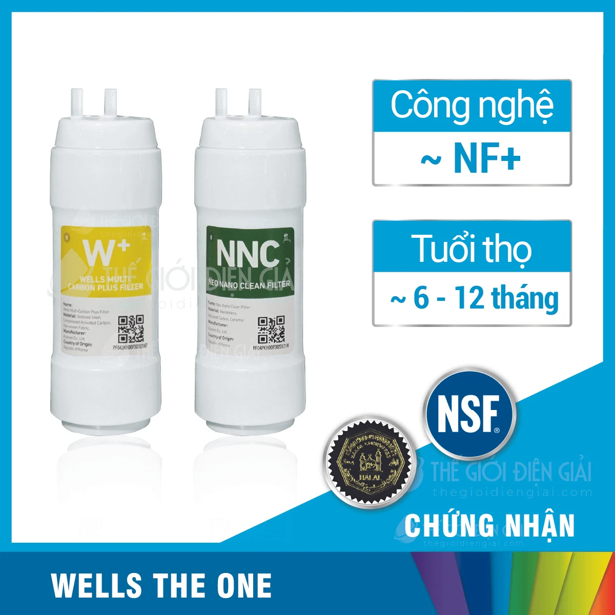 Lõi lọc máy lọc nước Wells The One