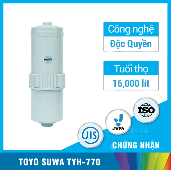Lõi lọc máy lọc nước điện giải iON kiềm Toyo Suwa TYH-770
