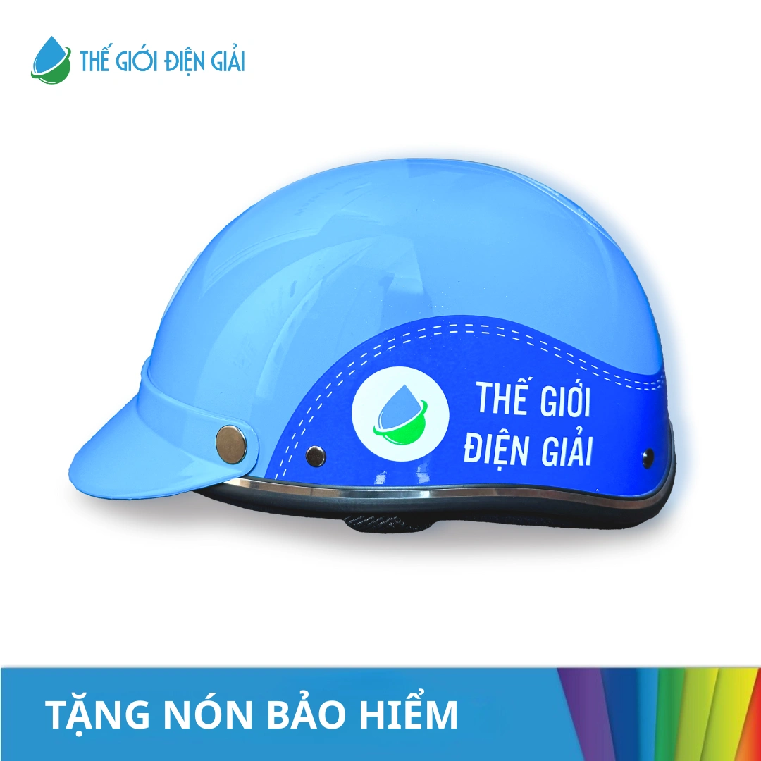 Tặng nón bảo hiểm Thế Giới Điện Giải